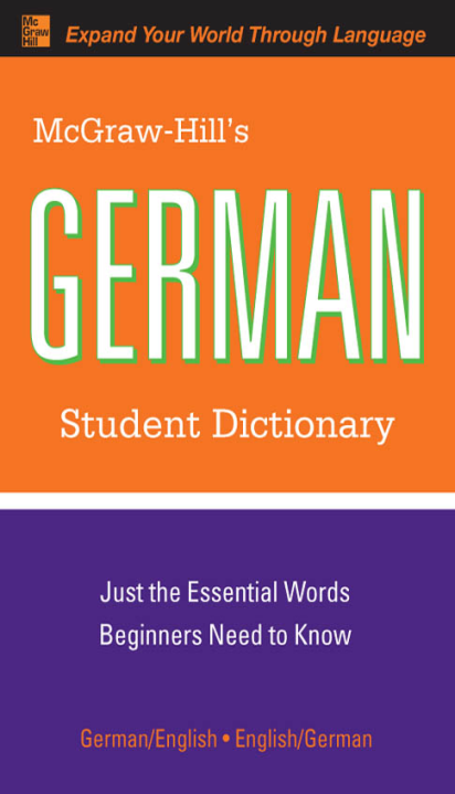 Rich results on Google's SERP when searching for ''McGraw-Hills-German-Student-Dictionary''