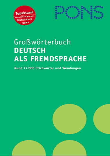 Rich results on Google's SERP when searching for''PONS-Grosworterbuch-Deutsch-als-Fremdsprache''