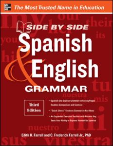 Rich results on Google's SERP when searching for ''Side-By-Side-Spanish-and-English-Grammar''